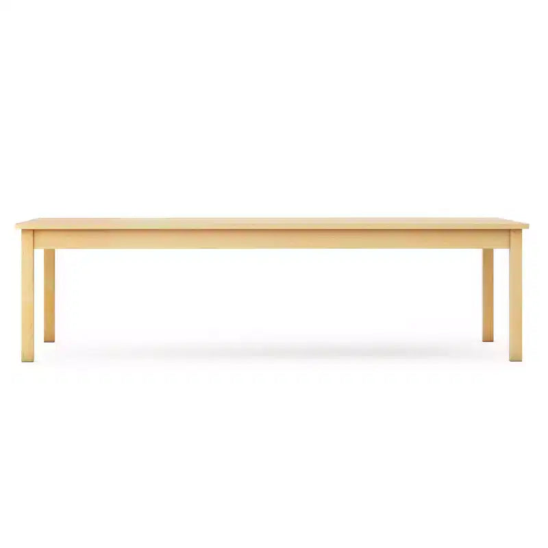 Tavolo per Bambini EdQ - Naturale: Tavolo Attività Rettangolare in Legno per Bambini, 30x60 | Scrivania per Bambini per Asilo Nido, Scuola Materna e Sala Giochi