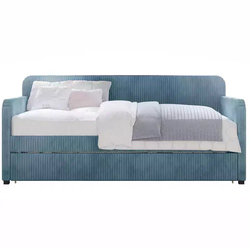 Divano letto imbottito Melissa Twin con letto estraibile