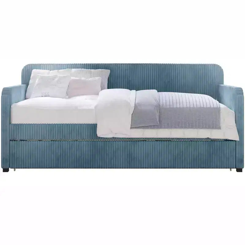 Divano letto imbottito Melissa Twin con letto estraibile