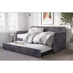 Divano letto imbottito Melissa Twin con letto estraibile