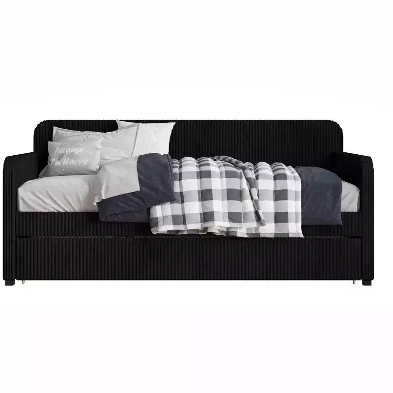 Divano letto imbottito Melissa Twin con letto estraibile