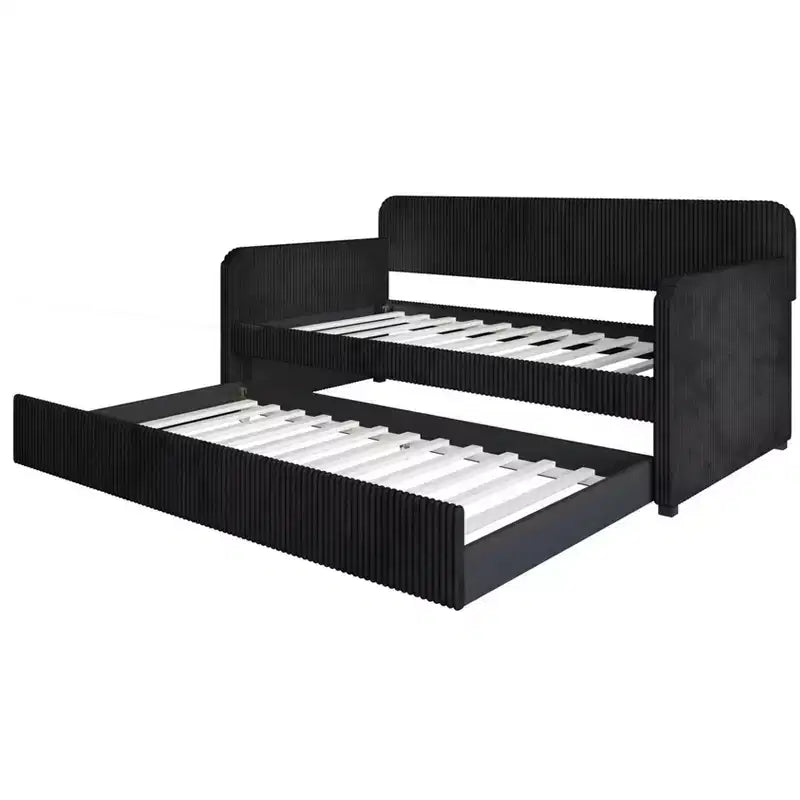 Divano letto imbottito Melissa Twin con letto estraibile