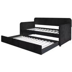 Divano letto imbottito Melissa Twin con letto estraibile