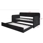 Divano letto imbottito Melissa Twin con letto estraibile