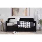 Divano letto imbottito Melissa Twin con letto estraibile