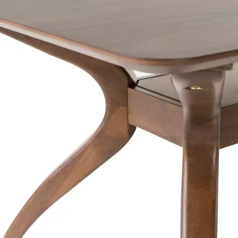 Set da pranzo Brevard in tessuto imbottito, design moderno di metà secolo, 5 pezzi