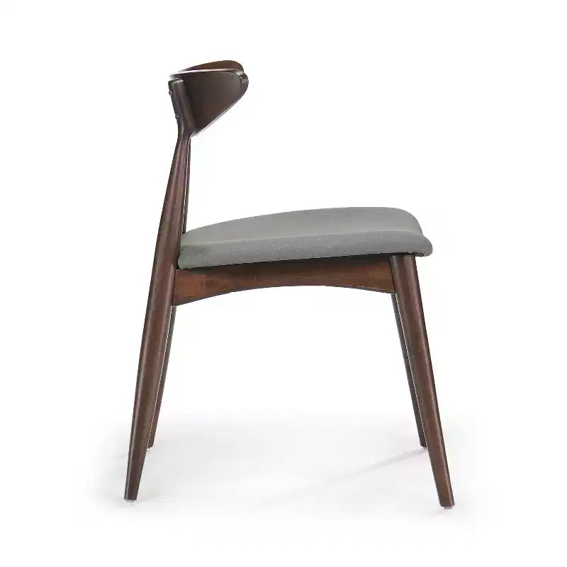Set da pranzo Brevard in tessuto imbottito, design moderno di metà secolo, 5 pezzi