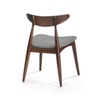 Set da pranzo Brevard in tessuto imbottito, design moderno di metà secolo, 5 pezzi