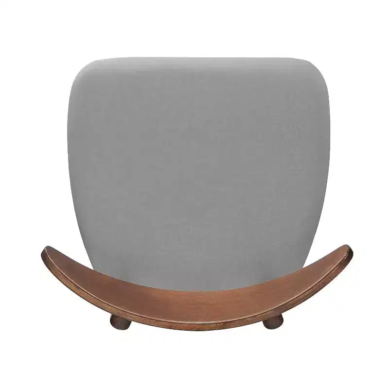 Set da pranzo Brevard in tessuto imbottito, design moderno di metà secolo, 5 pezzi