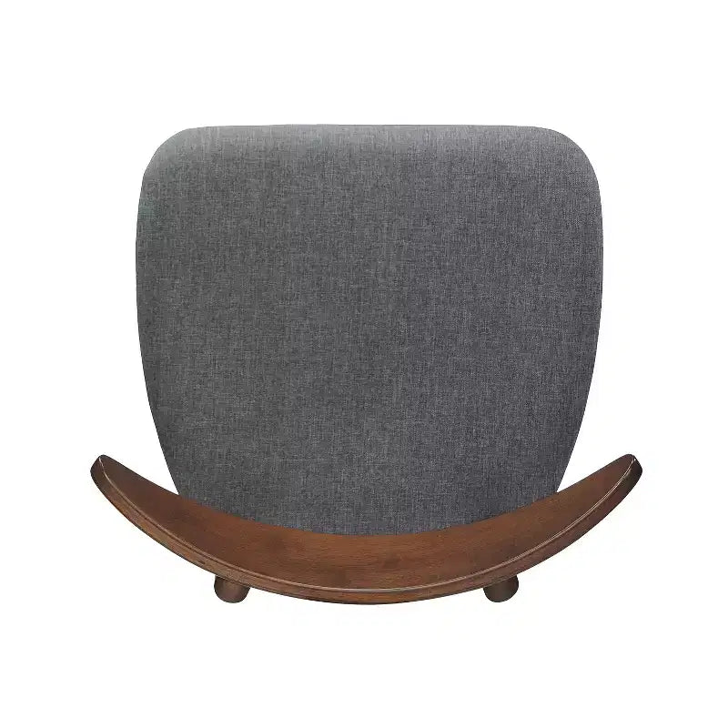 Set da pranzo Brevard in tessuto imbottito, design moderno di metà secolo, 5 pezzi