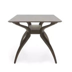 Set da pranzo Brevard in tessuto imbottito, design moderno di metà secolo, 5 pezzi