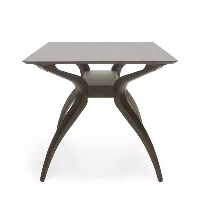 Set da pranzo Brevard in tessuto imbottito, design moderno di metà secolo, 5 pezzi