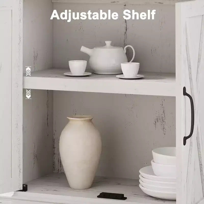 Libreria a 5 Ripiani, Libreria Stile Rustico con Armadietto, Libreria Alta 174,5 cm con Ante Contenitore, Libreria in Legno a 5 Ripiani per Ufficio Domestico