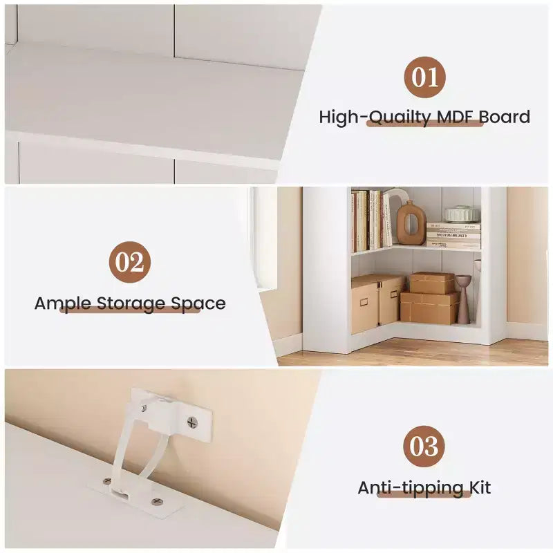 Libreria alta 180 cm, libreria industriale a 6 ripiani con struttura in metallo resistente, scaffali portaoggetti in stile rustico