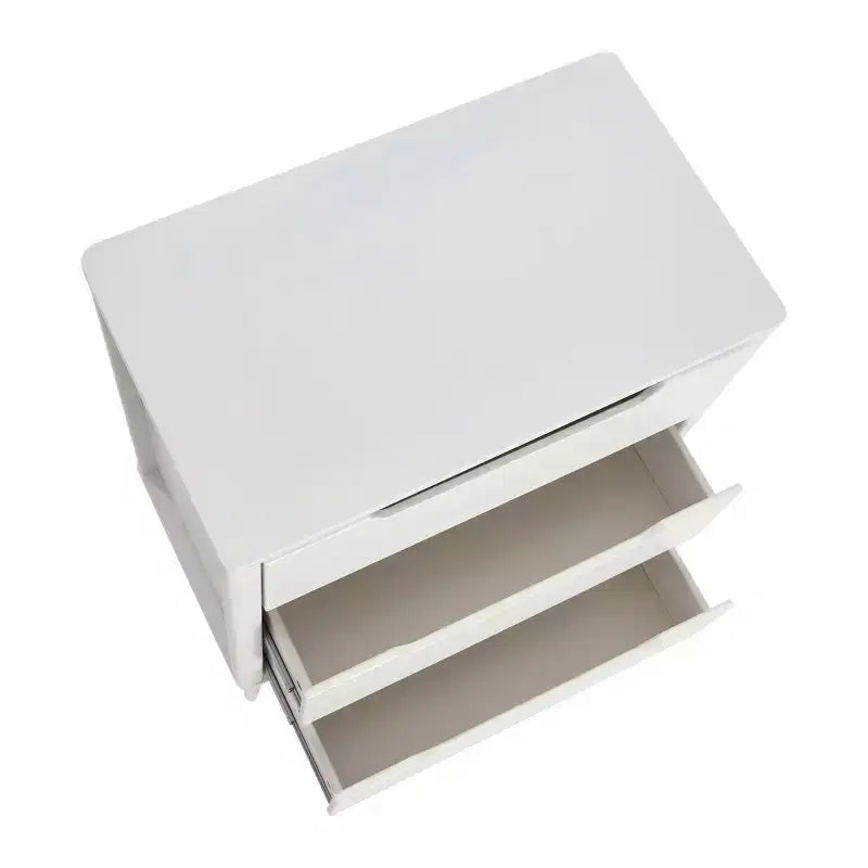 Cassettiera a 3 cassetti in legno massello Mid-Century Modern