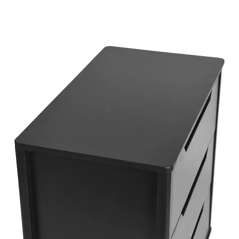 Cassettiera a 3 cassetti in legno massello Mid-Century Modern