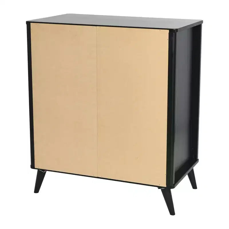Cassettiera a 3 cassetti in legno massello Mid-Century Modern