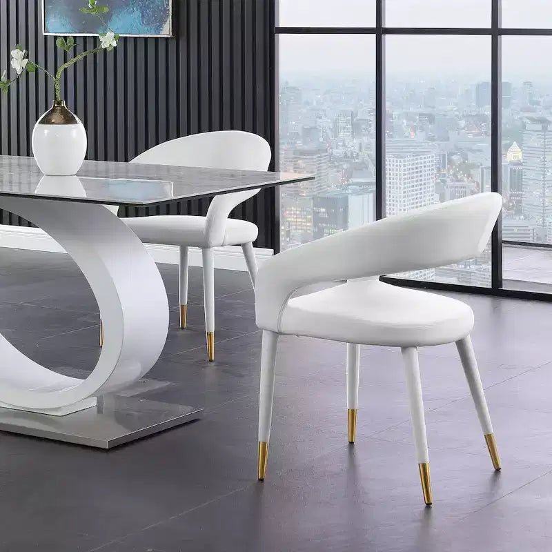 Sedia da pranzo Destiny in velluto