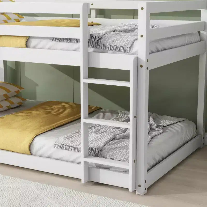 Telaio letto matrimoniale Cassetti con chiusura ammortizzata Elevata capacità di carico Legno massello di gomma