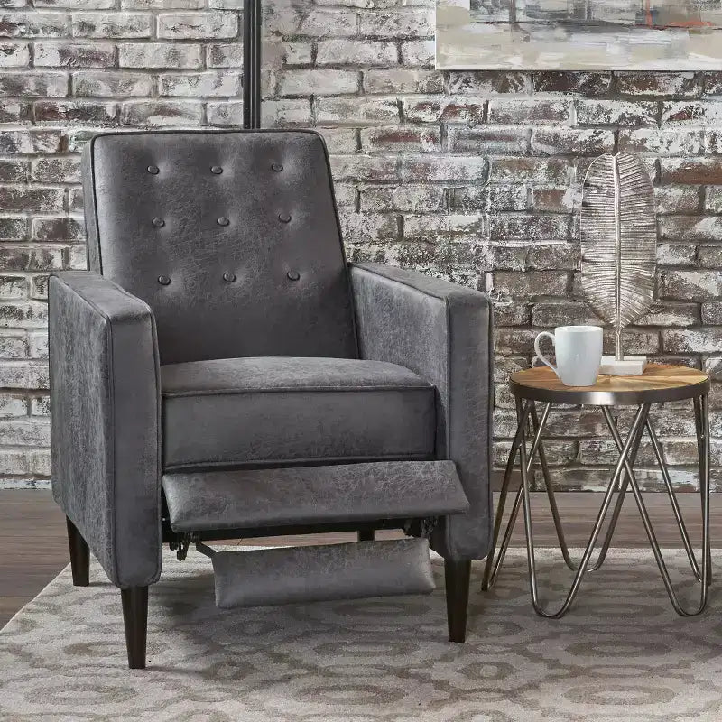Poltrona Reclinabile Mid-Century Mervynn