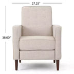 Poltrona Reclinabile Mid-Century Mervynn